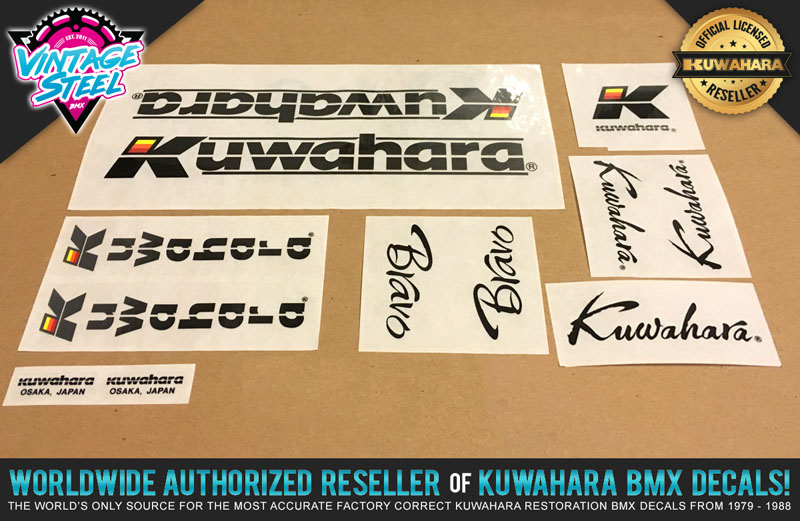 桑原　KUWAHARA　ステッカー　当時物　ビンテージBMX OLD kuwahara-old-school-bmx-decals
