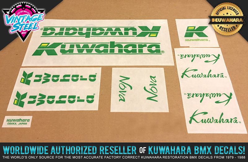 Kuwahara LASERLITE-3000 BMX Decal Set (1986 All Colors