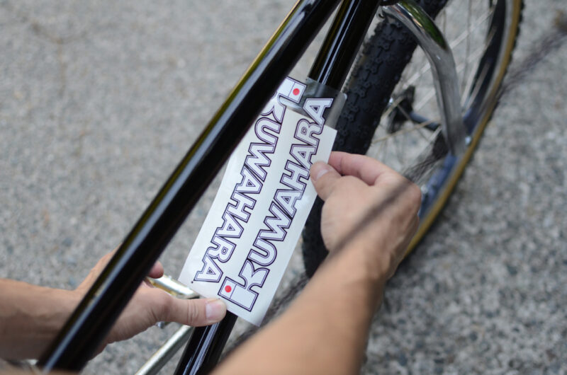 How to Properly Apply Restoration Decals to your Vintage BMX Frame Set