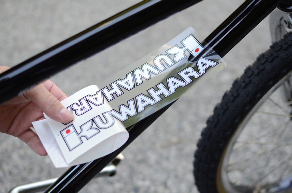 How To Apply a Decal Sticker to your BMX Frame