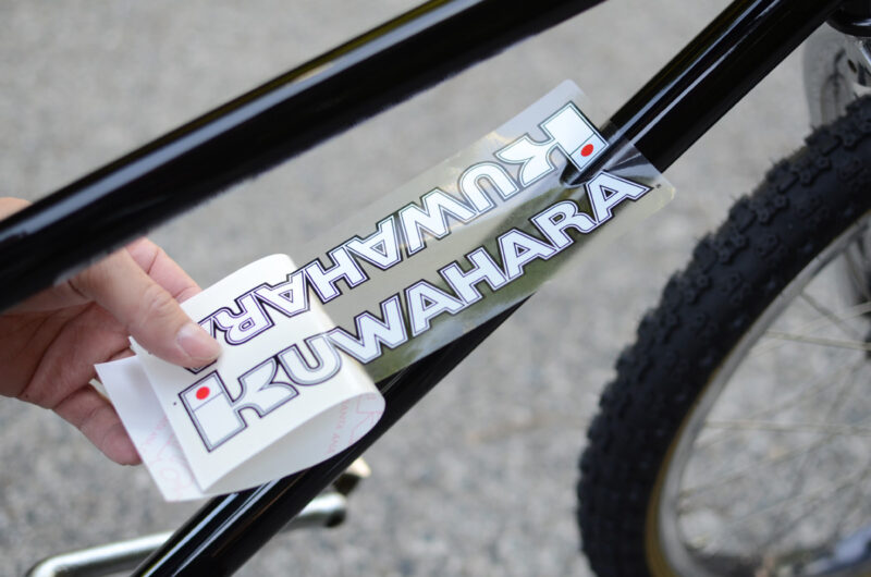 How to Properly Apply Restoration Decals to your Vintage BMX Frame Set