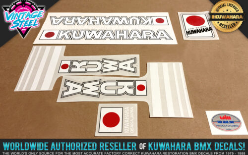 Factory Correct 1982 Kuwahara E.T. Movie Replica BMX Decal Stickers