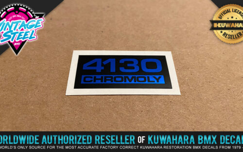 Factory Correct 4130 Chromoly BMX Decal Stickers
