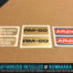 Factory Correct Araya RM-20 Rim & Wheel BMX Decal Stickers