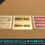 Factory Correct Araya RM-25 Rim & Wheel BMX Decal Stickers