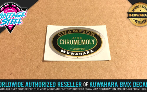 Factory Correct Kuwahara Champion 4130 Chromemoly BMX Decal Stickers