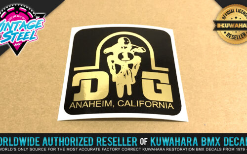 Factory Correct DG BMX Decal Stickers
