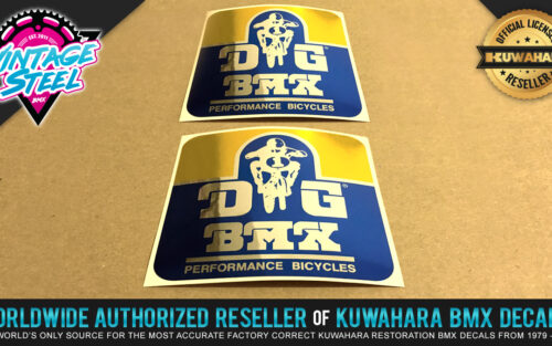 Factory Correct DG BMX Decal Stickers