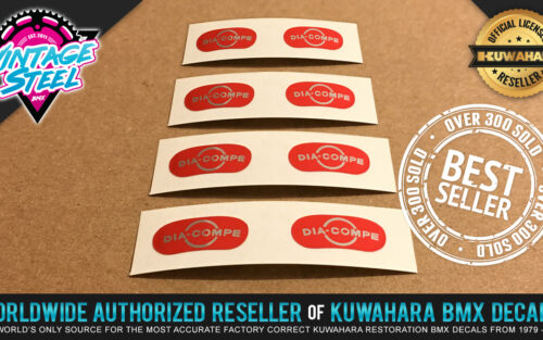 Factory Correct Dia Compe & Weinmann BMX Decal Stickers