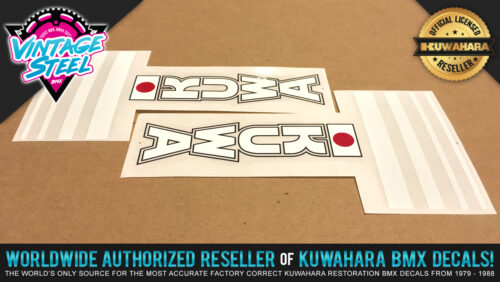 Factory Correct Kuwahara E.T. BMX Decal Stickers