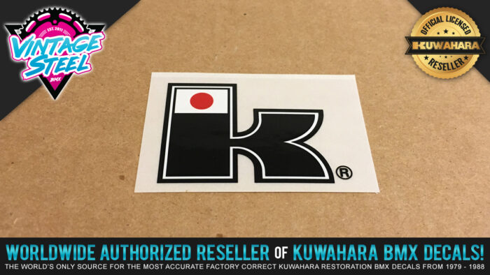 Factory Correct Kuwahara Exhibitionist Big K BMX Decal Stickers