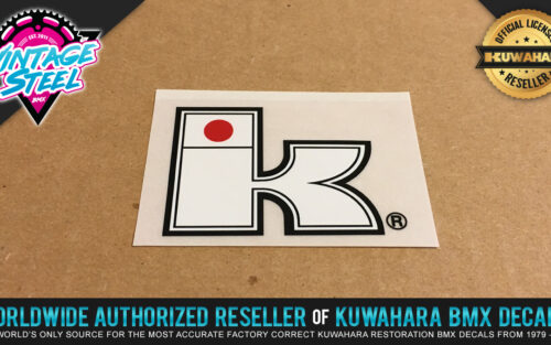 Factory Correct Kuwahara Exhibitionist Big K BMX Decal Stickers