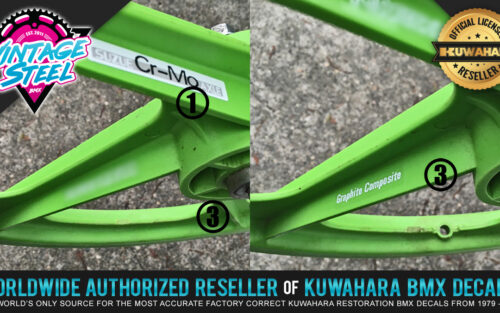 Factory Correct Peregrine Master & Suzue Wheel BMX Decal Stickers
