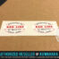 Factory Correct Redline V-Bar Handlebar BMX Decal Stickers