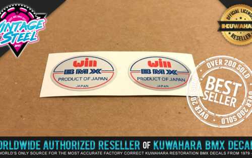 Factory Correct WIN Handlebar BMX Decal Stickers