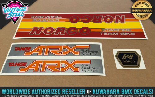 1983 Norco Starfire Factory Correct Restoration Decals