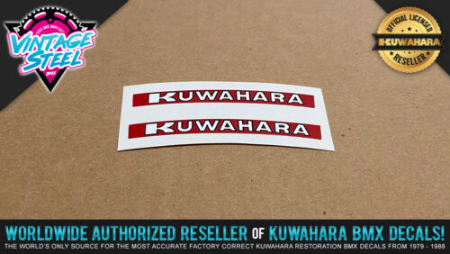 Kuwahara Tire Decal Stickers for IRC Comp 2 & Comp 3 Vintage Old School BMX Tires