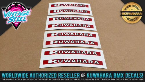 Kuwahara Tire Decal Stickers for IRC Comp 2 & Comp 3 Vintage Old School BMX Tires