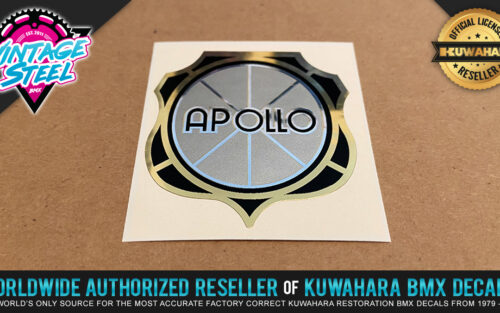 Apollo Bicycles Head Tube Badge Gold