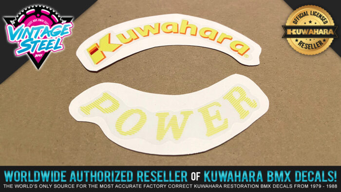 Kuwahara Power Chain Wheel Decal Stick for Bravo & Magician