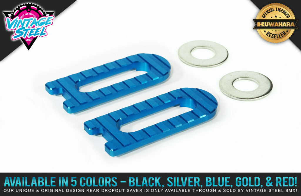 Vintage Steel BMX "LITE SAVER" Dropout Saver (Blue) Vintage Steel