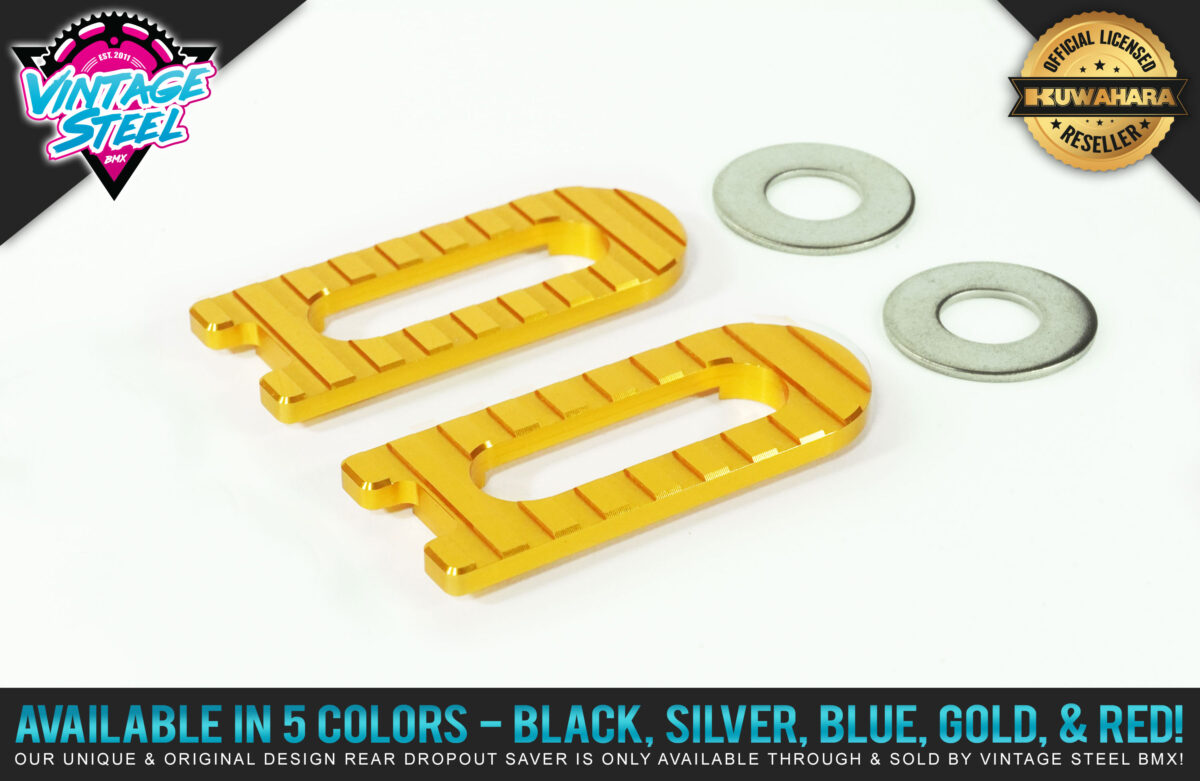 Vintage Steel BMX "LITE SAVER" Dropout Saver (Gold) Vintage Steel