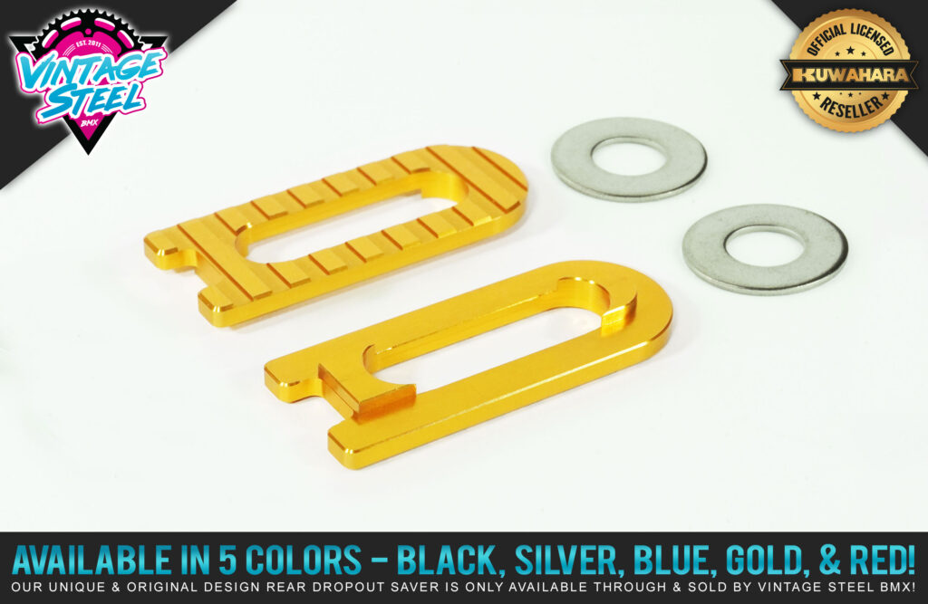 Vintage Steel BMX "LITE SAVER" Dropout Saver (Gold) Vintage Steel