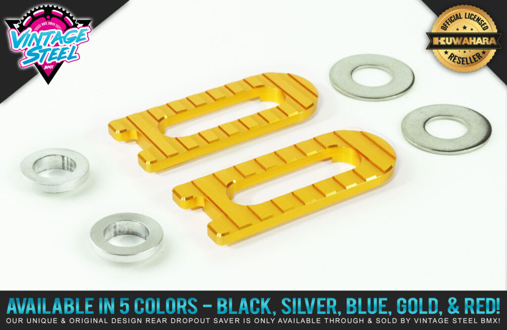 Vintage Steel BMX "LITE SAVER" Dropout Saver (Gold) Vintage Steel