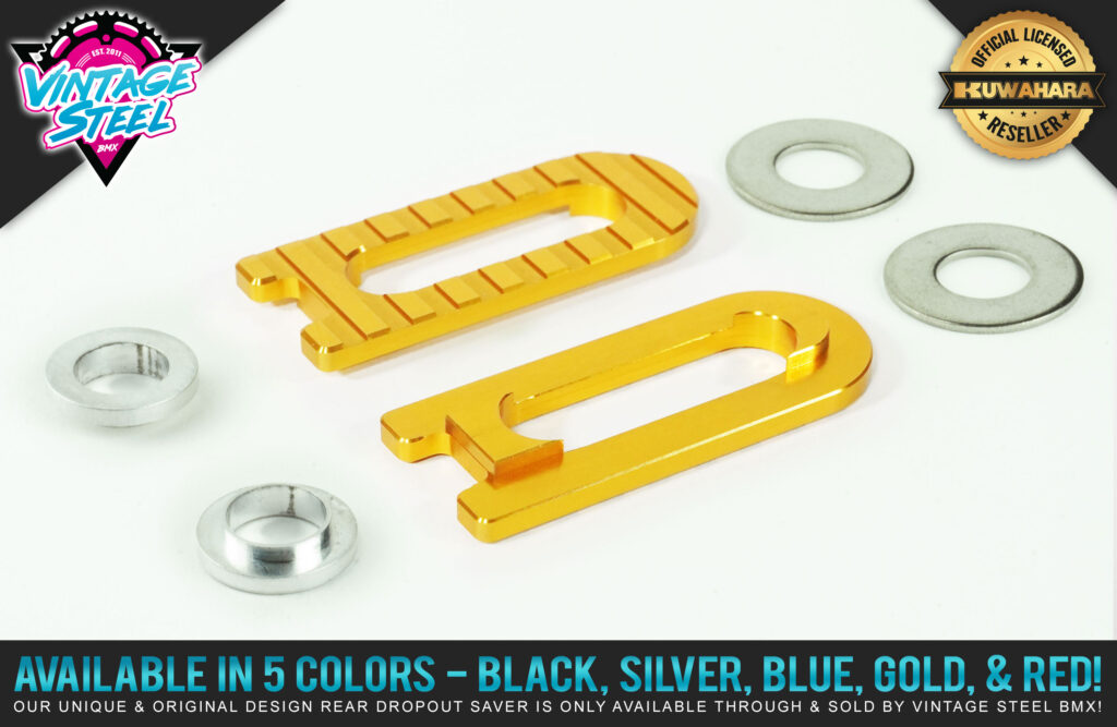 Vintage Steel BMX "LITE SAVER" Dropout Saver (Gold) Vintage Steel