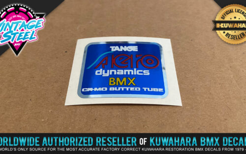 Tange Aero Decal Sticker Factory Correct