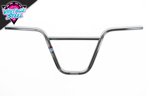 Vintage Steel Pro 2pc BMX Handlebar Chrome