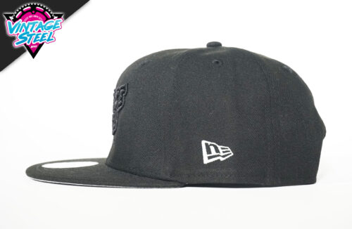 Vintage Steel New Era 9Fifty Hat All Black