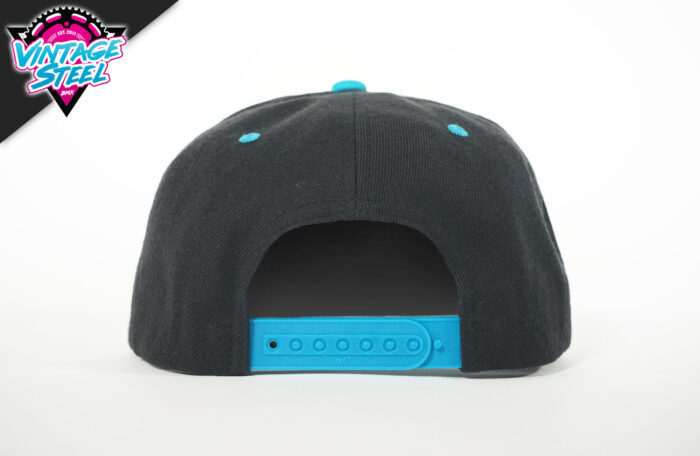 Vintage Steel New Era 9Fifty Hat All Black Teal