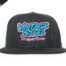 Vintage Steel New Era 9Fifty Hat Classic Neon Black