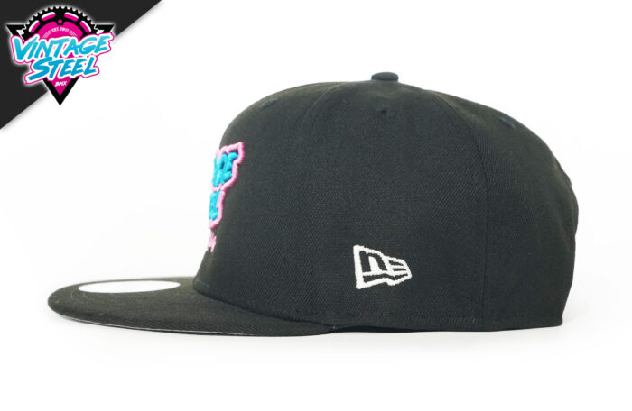 Vintage Steel New Era 9Fifty Hat Classic Neon Black