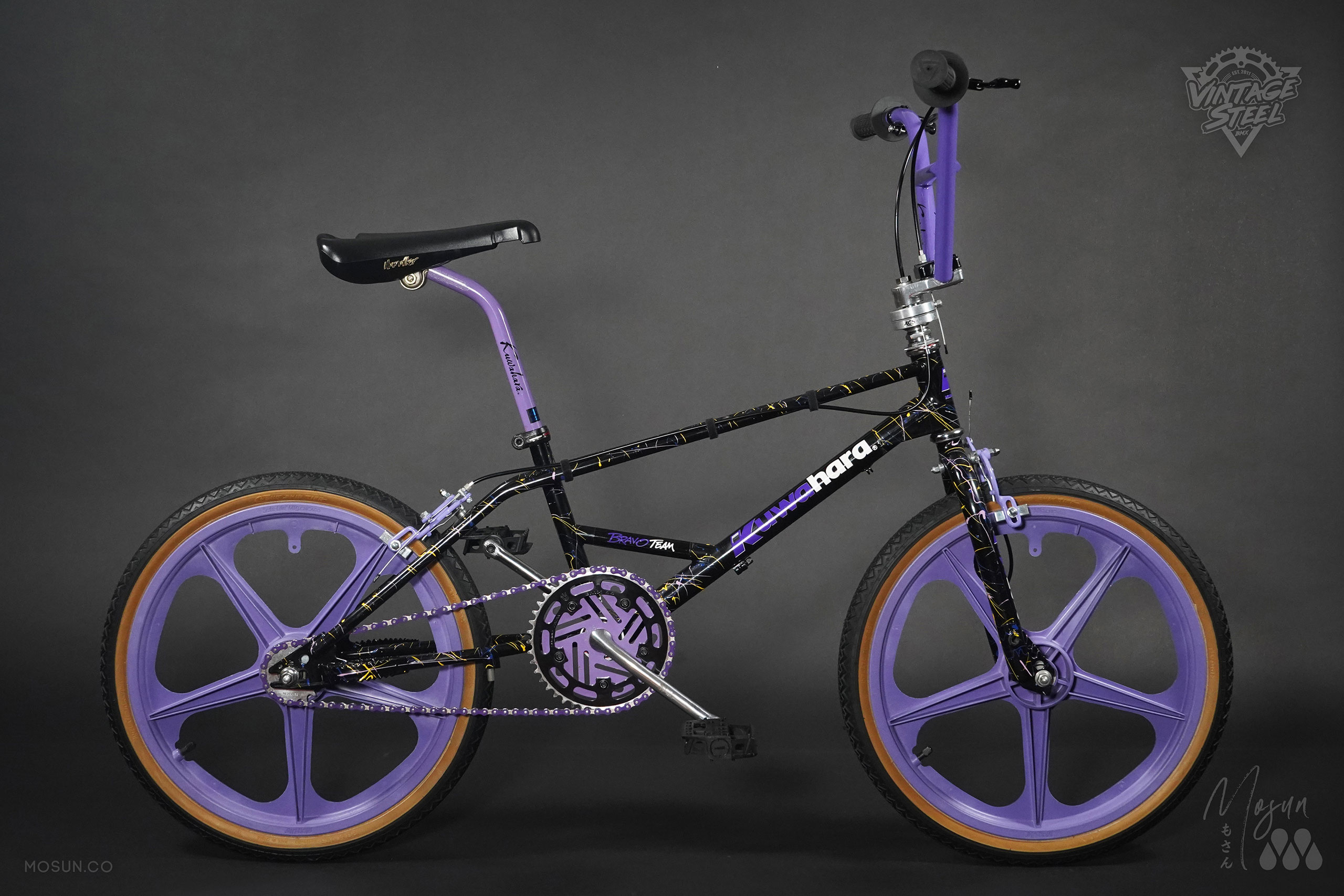 1987 Kuwahara Bravo Team Custom Lavender - Vintage Steel