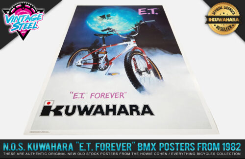 Vintage NOS 1982 Kuwahara E.T. Forever BMX Poster Original from 1982