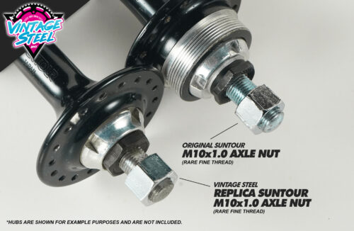 Suntour Sealed Bearing Hub Axle Nuts Vintage BMX